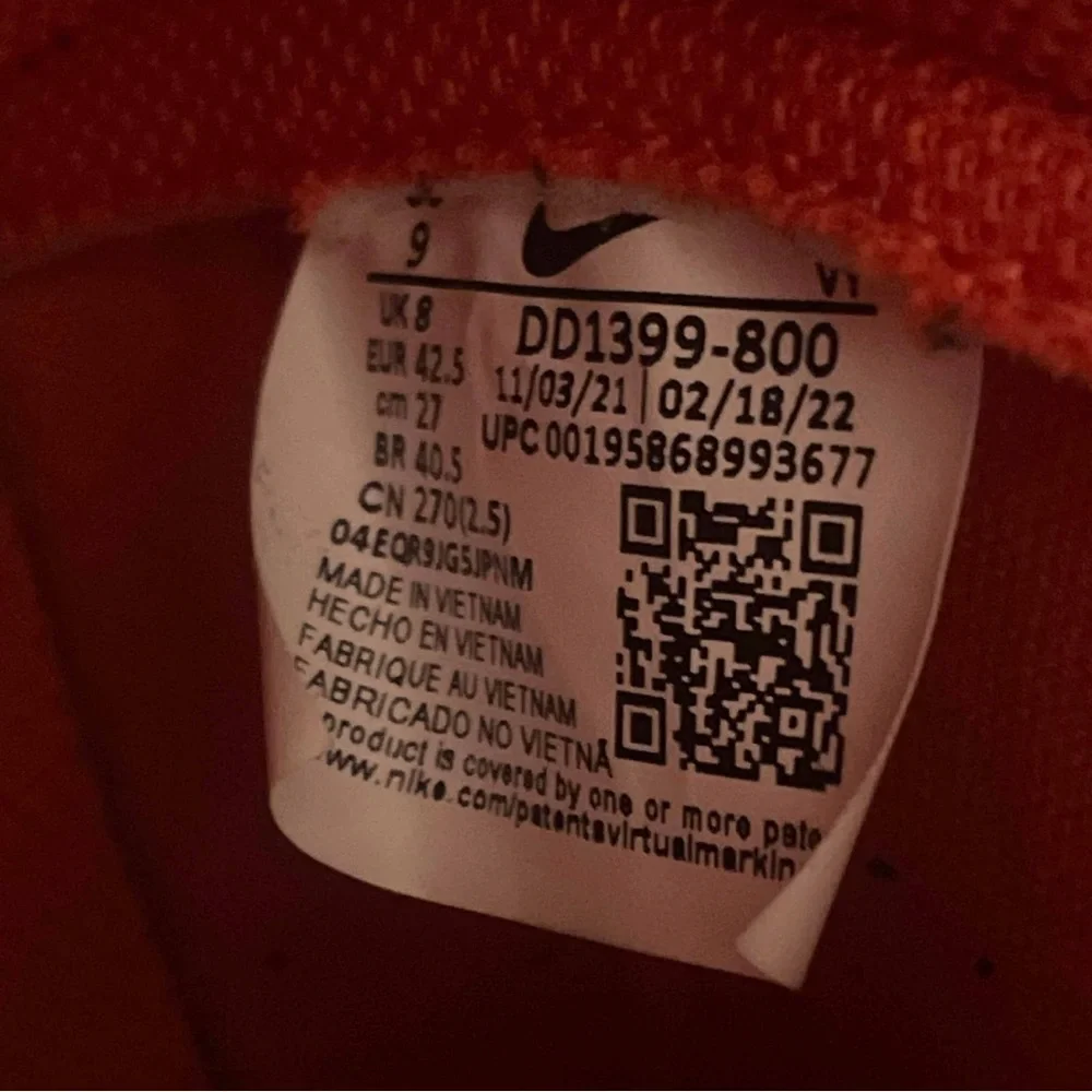 Nike Dunk High-“Knicks”- Clean-size 9m-original box-No star fading-No heel drag - Picture 16 of 16